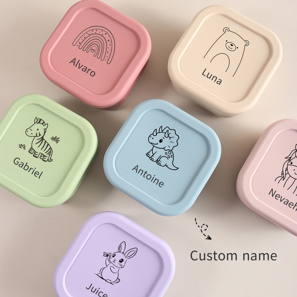 Baby Food Glass Jars - Custom Name or Pattern 1pc Food