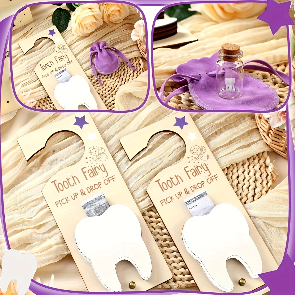 Baby Food Glass - Tooth Fairy Door Sign Decoration, Baby