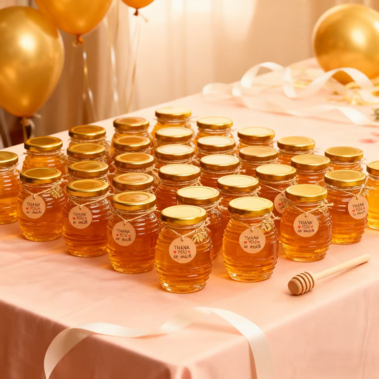 Baby Food Glass Jars - 12/24/36Pcs- 70ml, Mini Glass Honey Jar