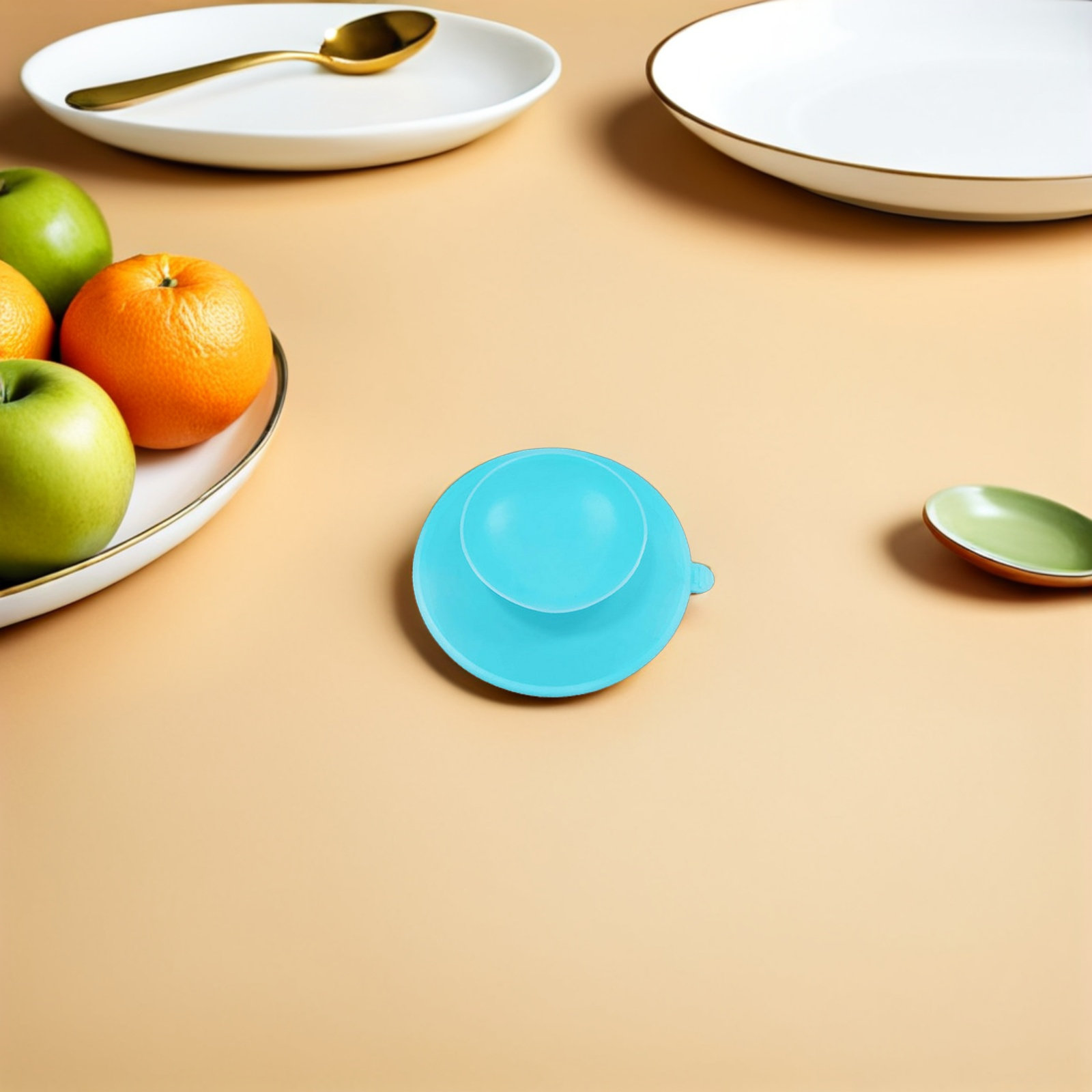 Plate Suction Toddler - 8Pcs Silicone Suction Cup Set Double