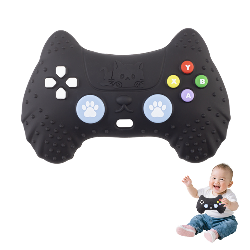 Baby Food Natural - Cute Kitten Game Controller Silicone Baby