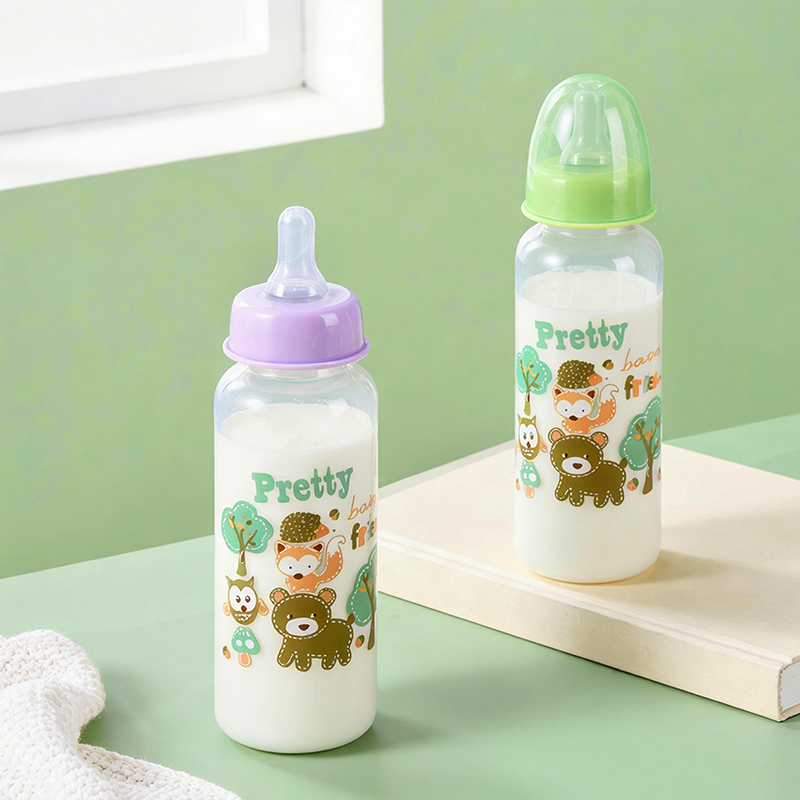 Baby Food Natural - 1PC Cute Animal Themed Baby Bottle