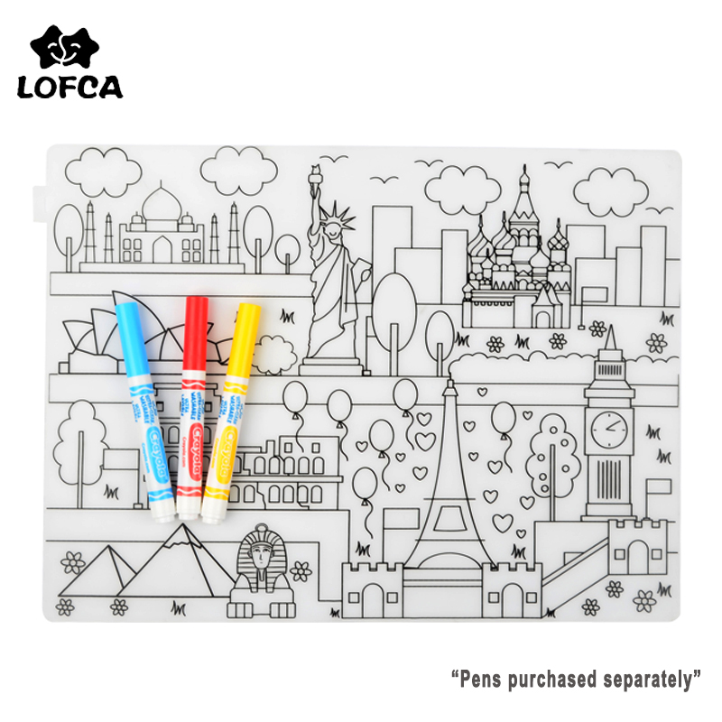 Baby Food Kit - Silicone Baby Placemat 1pc Baby Tableware