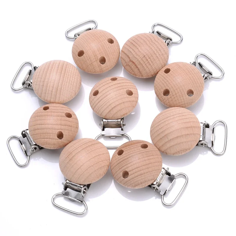 10Pcs Clips 30mm Round Natural - Baby Food Natural review and price