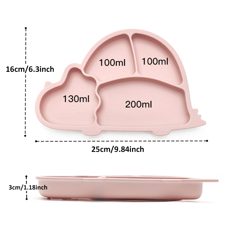 Toddler Plates Divided Suction - Plate Suction Toddler review and price