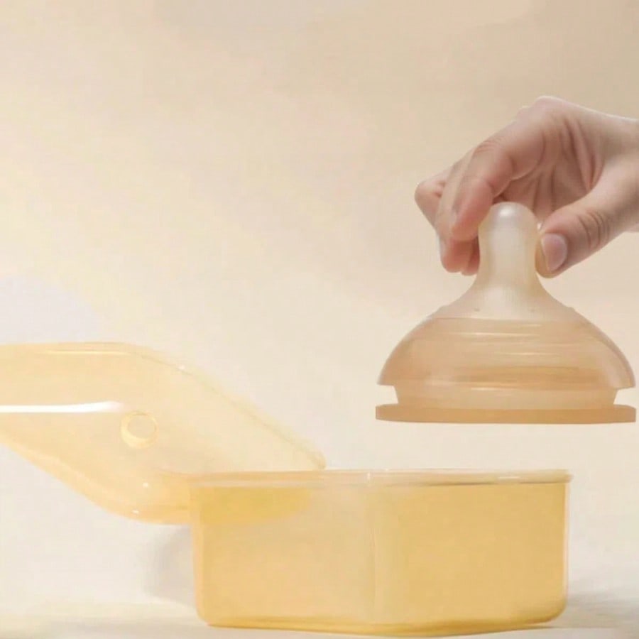 1pc Wide-neck Baby Bottle Nipp - Baby Food Glass review and price