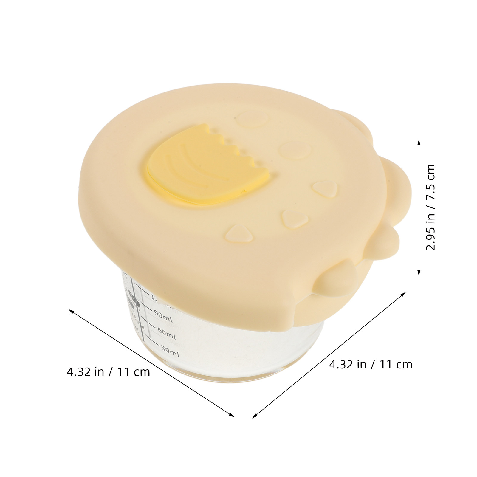 2Pcs Glass Baby Food Storage C - Baby Food Glass Jars review and price