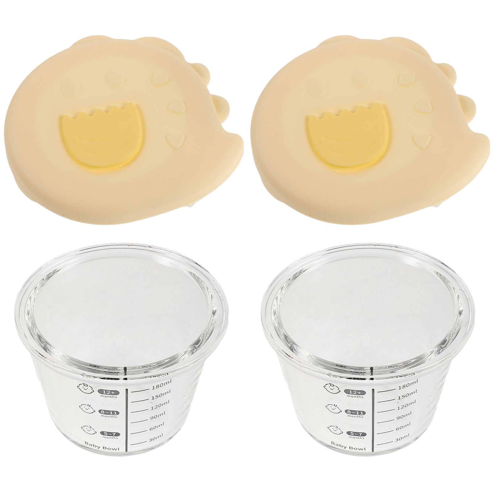 2Pcs Glass Baby Food Storage C - Baby Food Glass Jars review and price