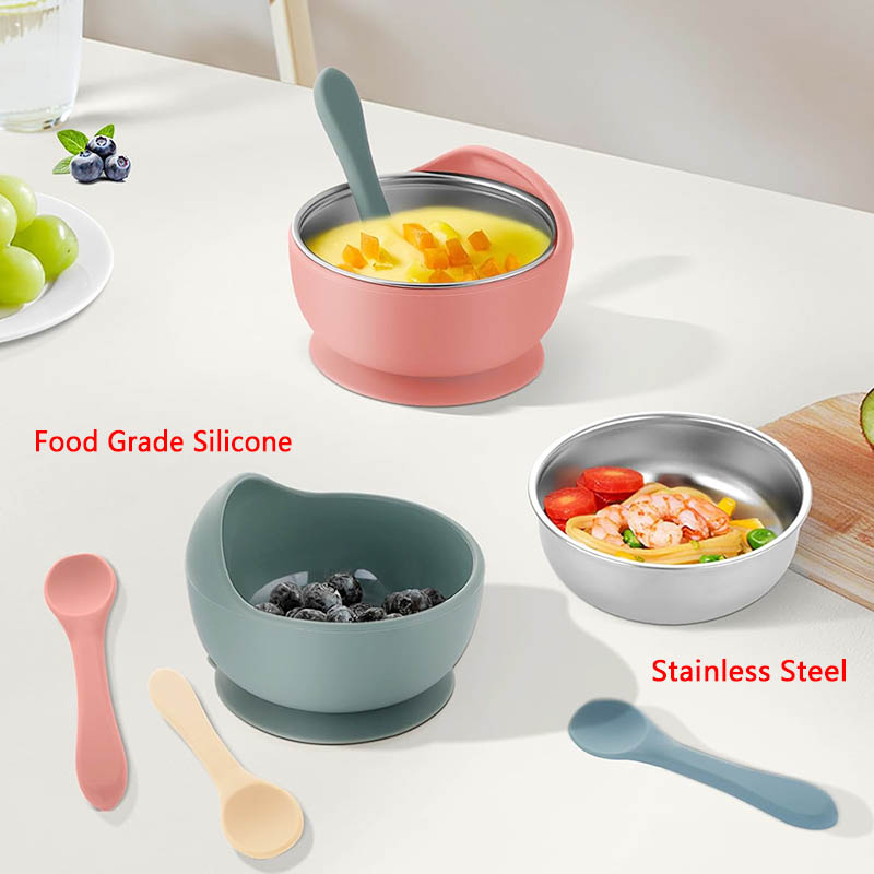 3Pcs Set Baby Feeding Bowl Wit - Baby Food Kit review and price