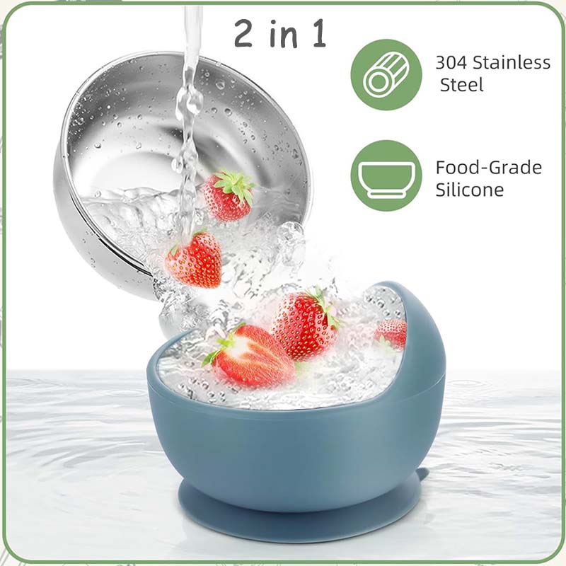 3Pcs Set Baby Feeding Bowl Wit - Baby Food Kit review and price