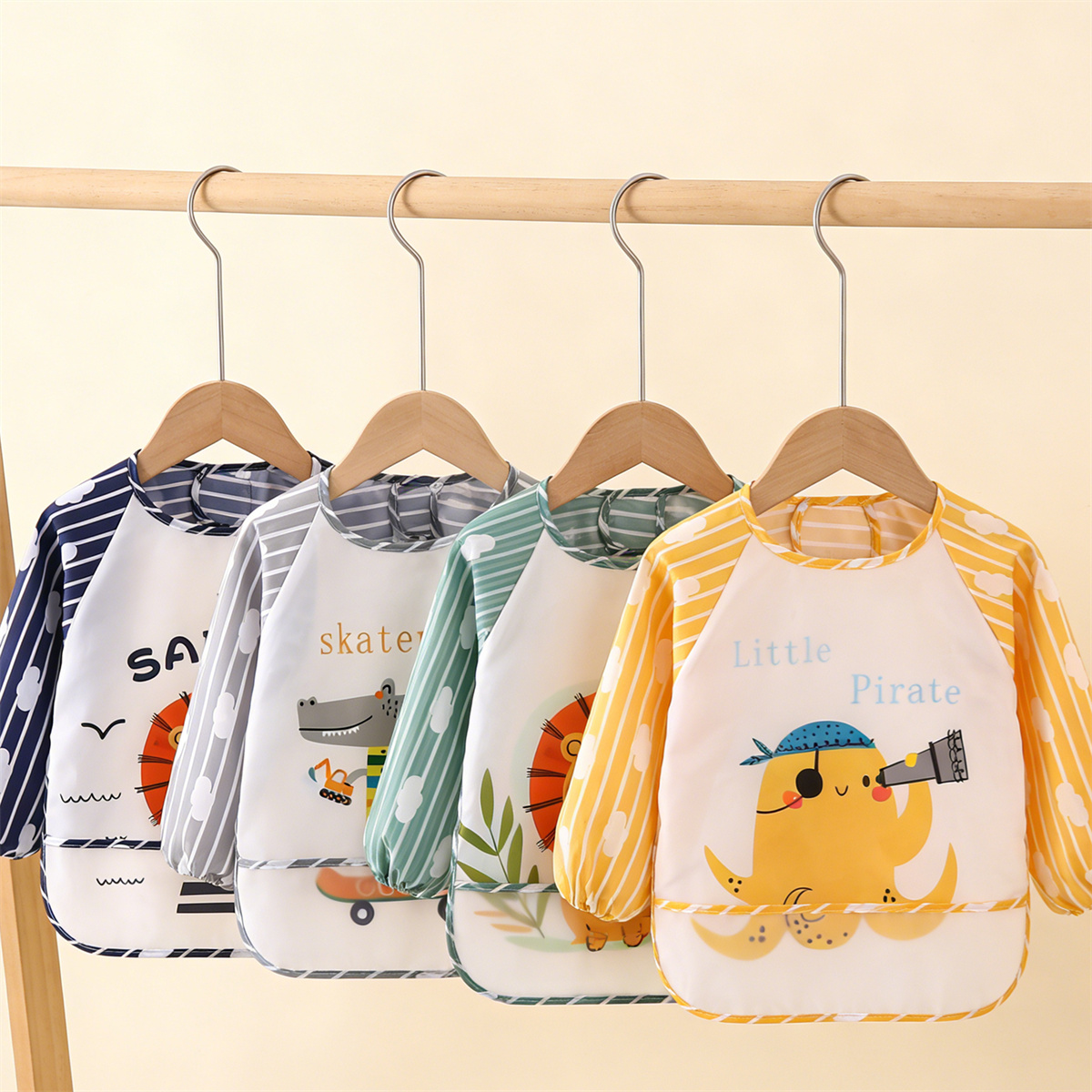 2pcs Waterproof Full Sleeve Ba - Baby Food Kit review and price