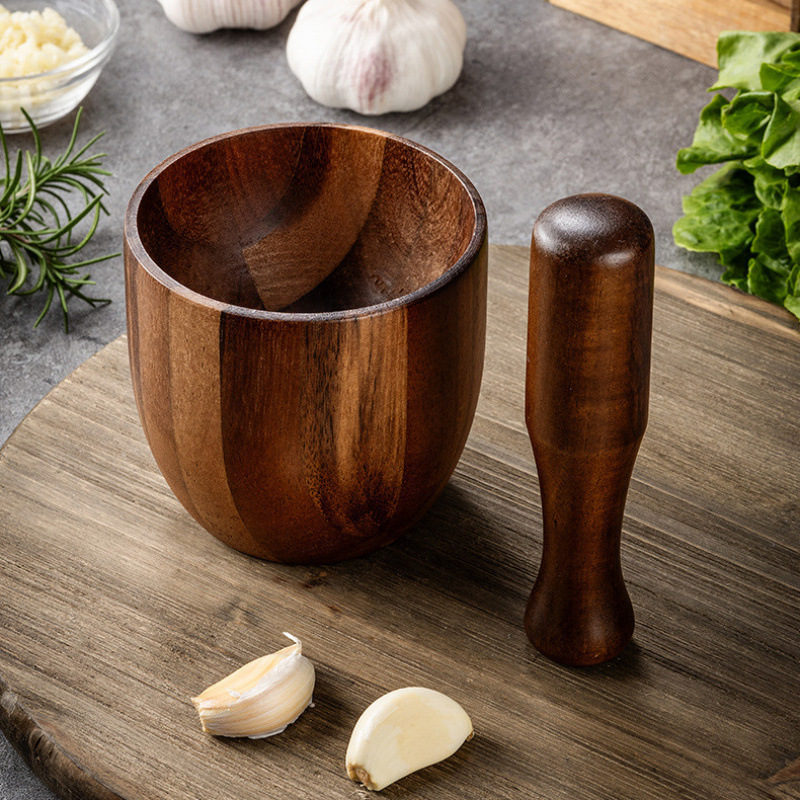 Acacia Wood Pestle and Mortar  - Baby Food Egg review and price