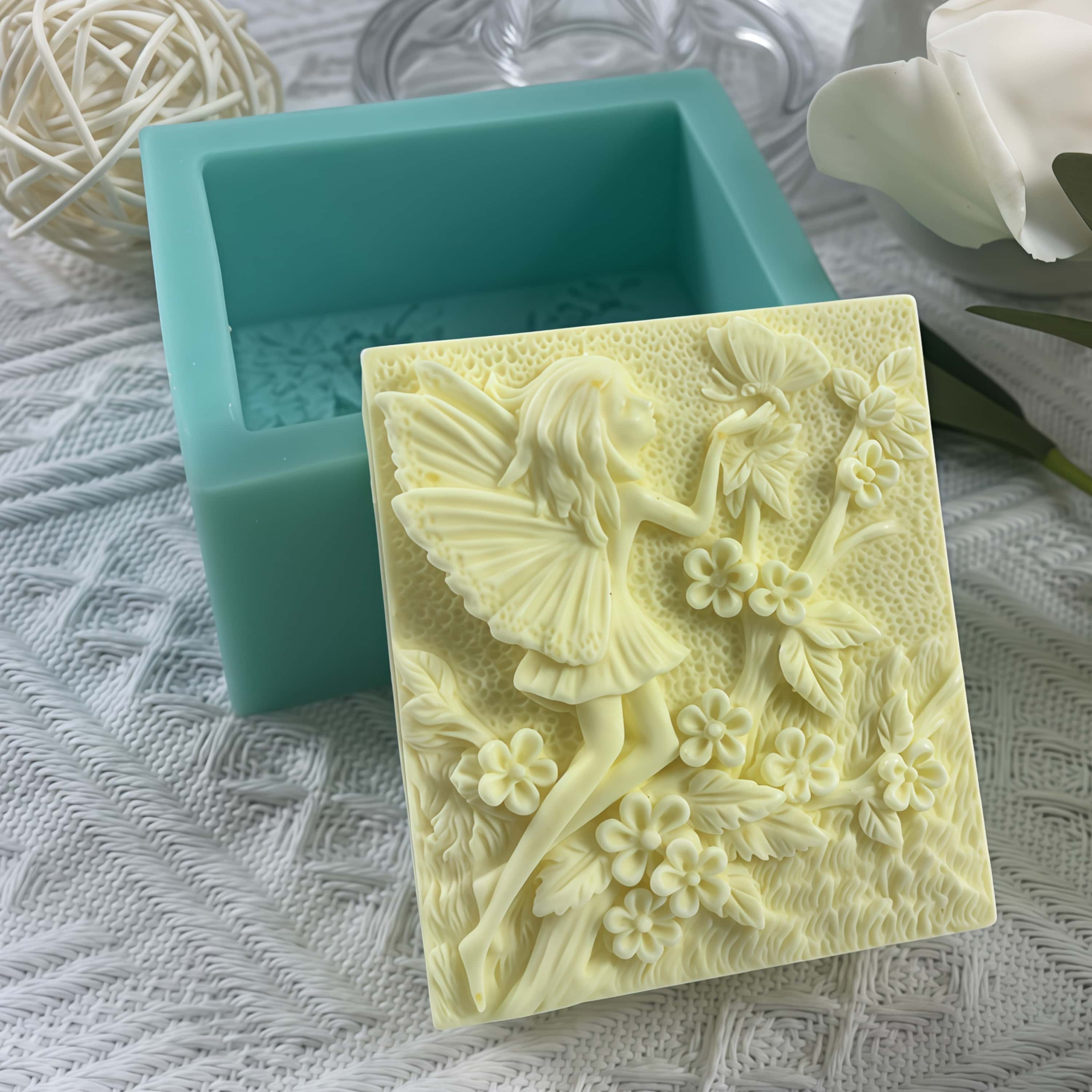 Silicone Soap Mold Flower Fair - Baby Food Natural review and price