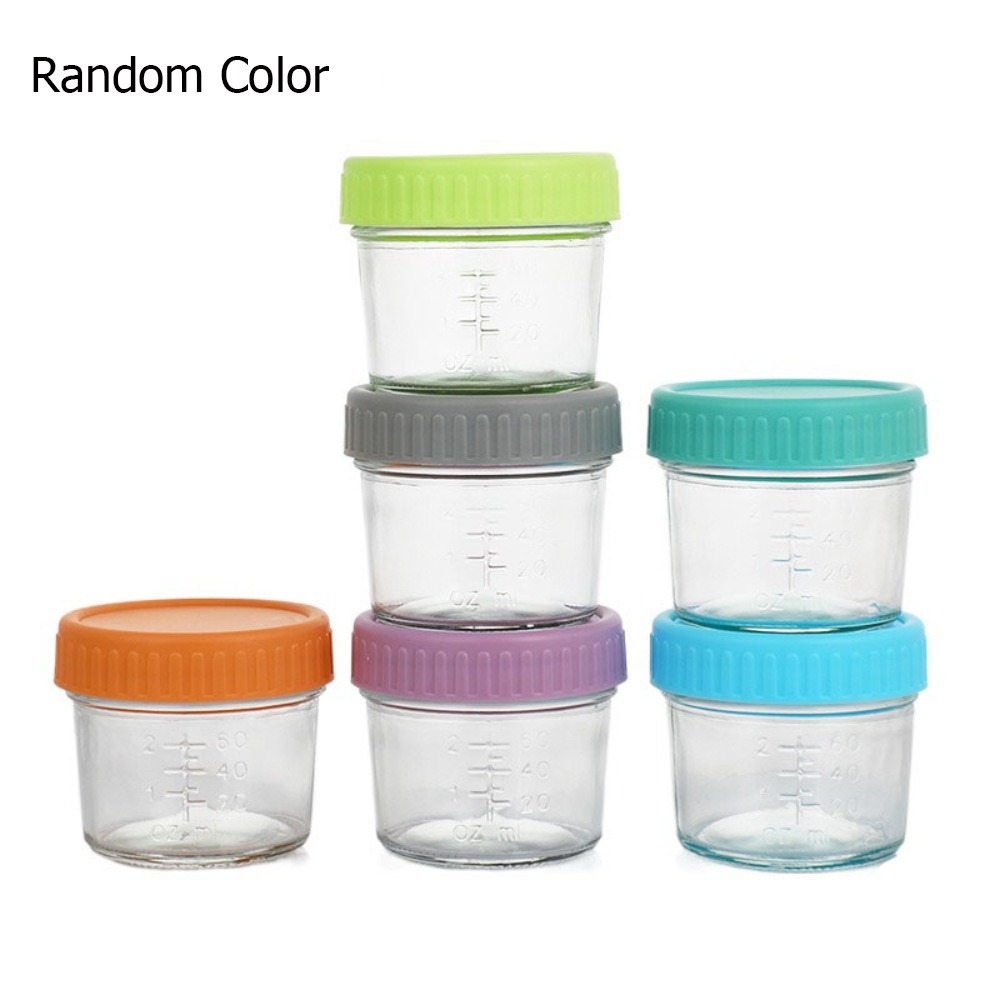 6pcs Multipurpose Glass Baby F - Baby Food Glass Jars review and price
