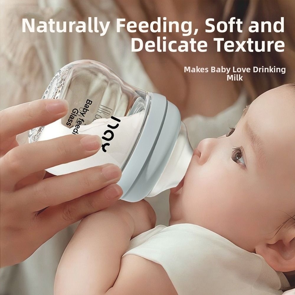 Glass Baby Bottle Anti-flatule - Baby Food Glass review and price