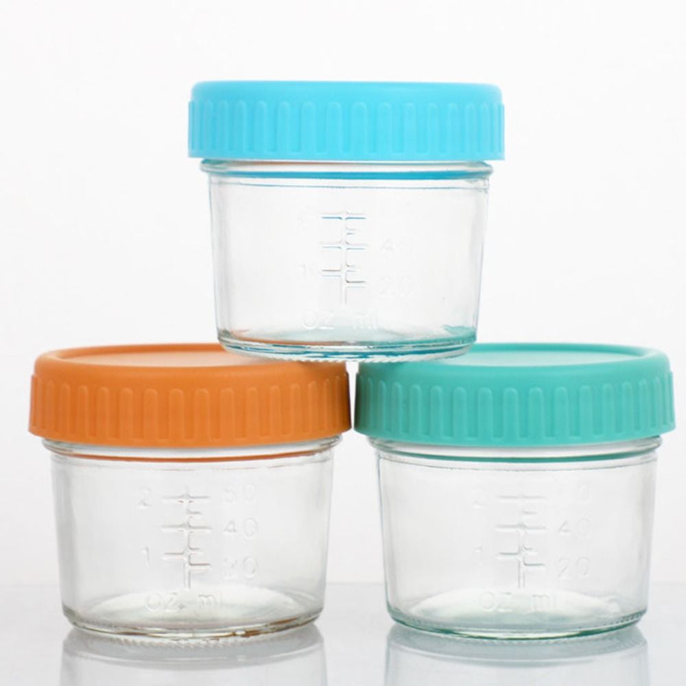 6pcs Multipurpose Glass Baby F - Baby Food Glass Jars review and price