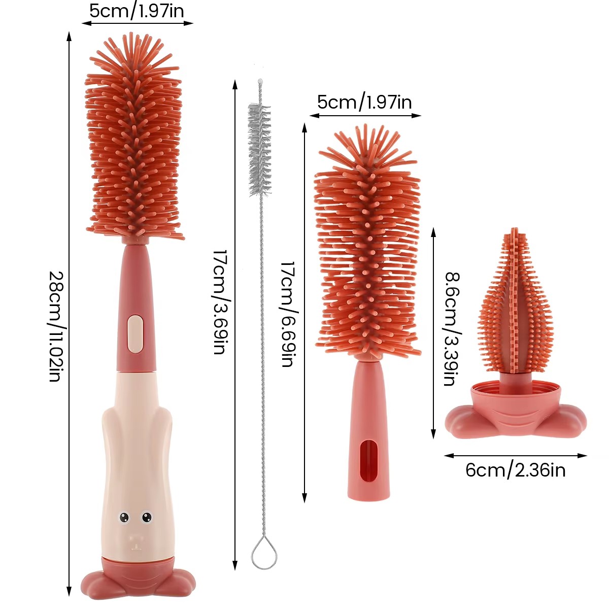 Baby Bottle Brush Set 3 in 1 S - Baby Food Glass review and price