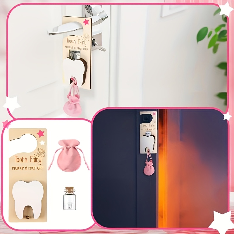 Tooth Fairy Door Sign Decorati - Baby Food Glass review and price