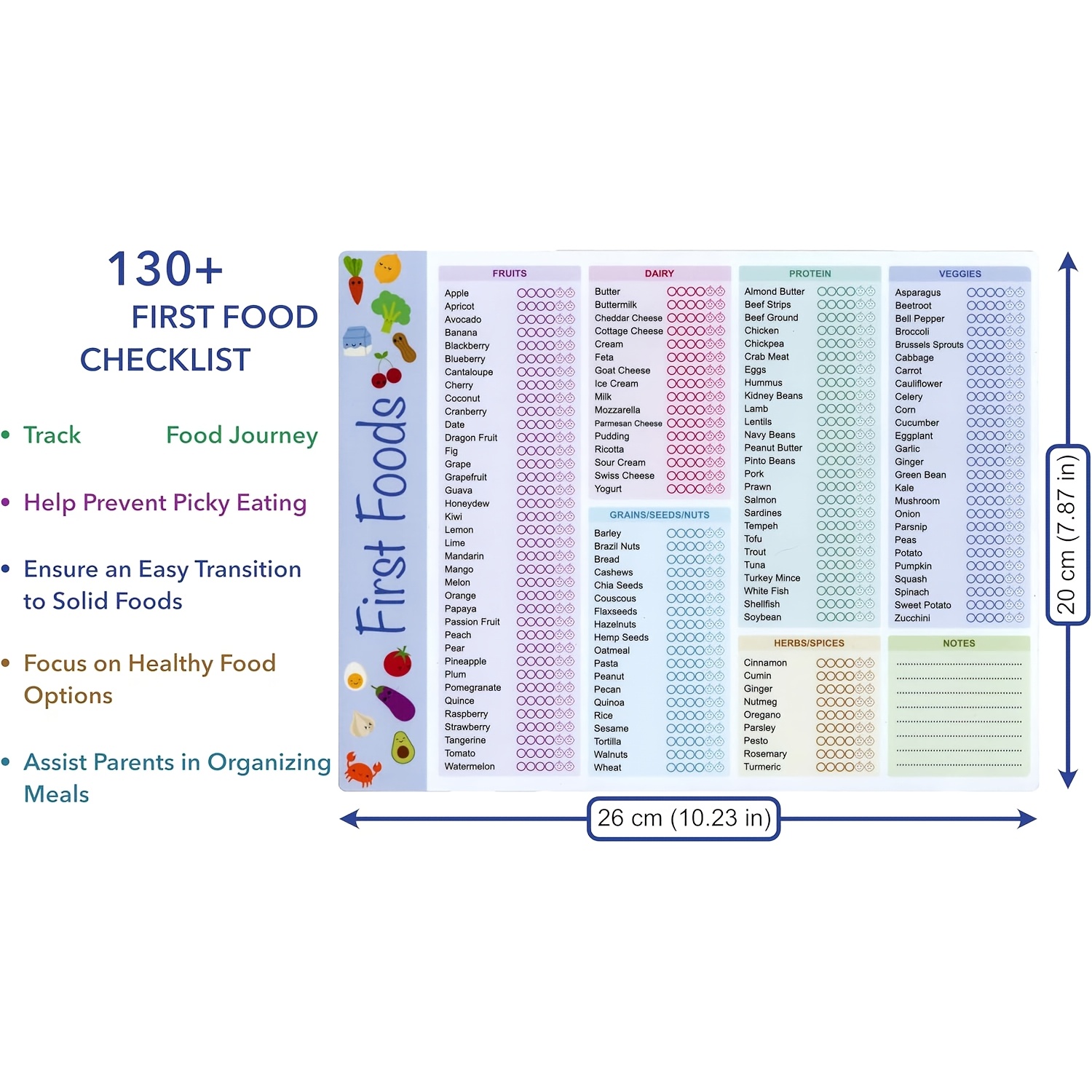 Baby First Foods Tracker, High - Dry Food Baby review and price