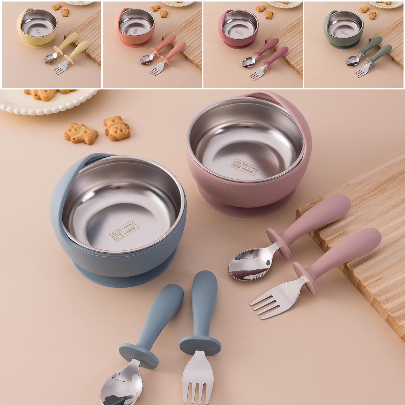 Color Kids 3PCS Stainless Stee - Baby Food Kit review and price