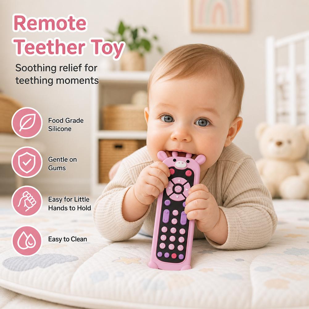 Baby Teether Silicone TV Remot - Baby Food Natural review and price