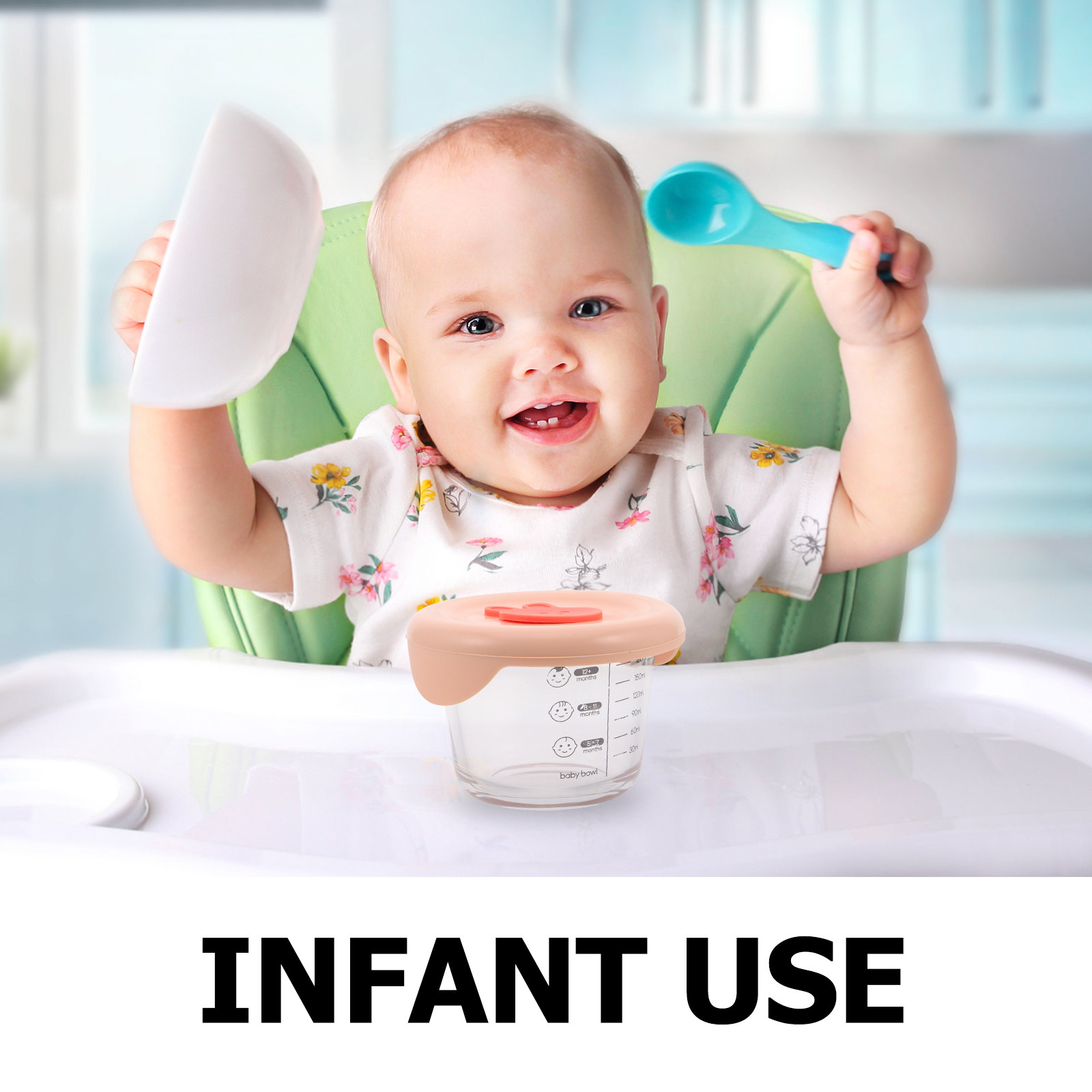 2Pcs Baby Food Storage Contain - Baby Food Glass review and price