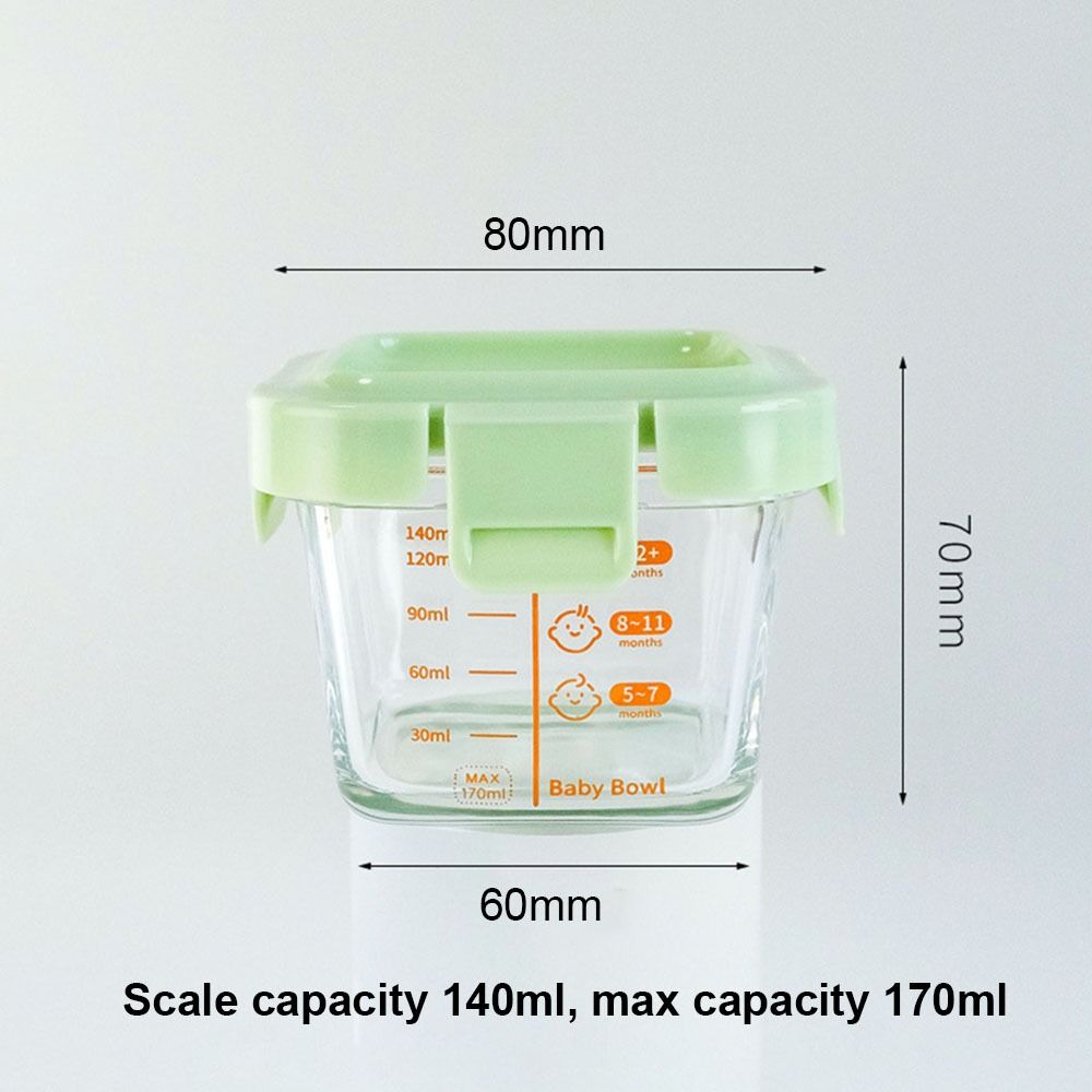 New 170ml Food Storage Box Fro - Baby Food Glass review and price