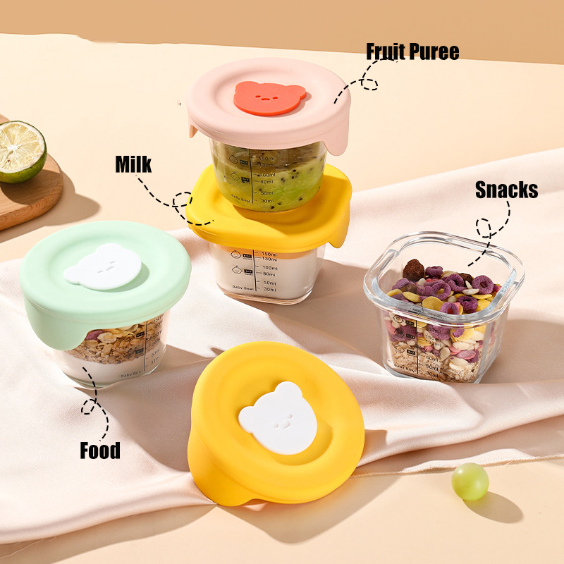 180ml Glass Baby Food Storage  - Baby Food Glass Jars review and price