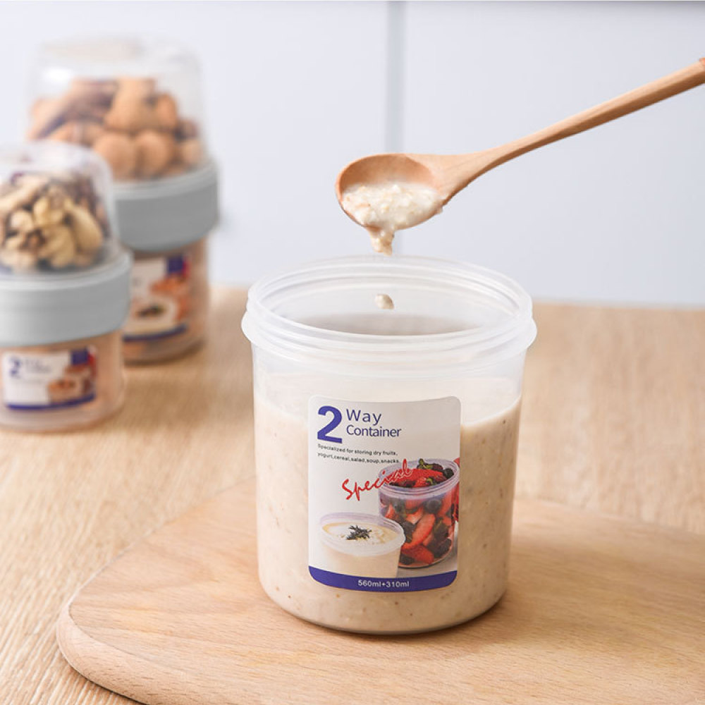 Portable Dual Layer Food Stora - Baby Food Prep Containers review and price