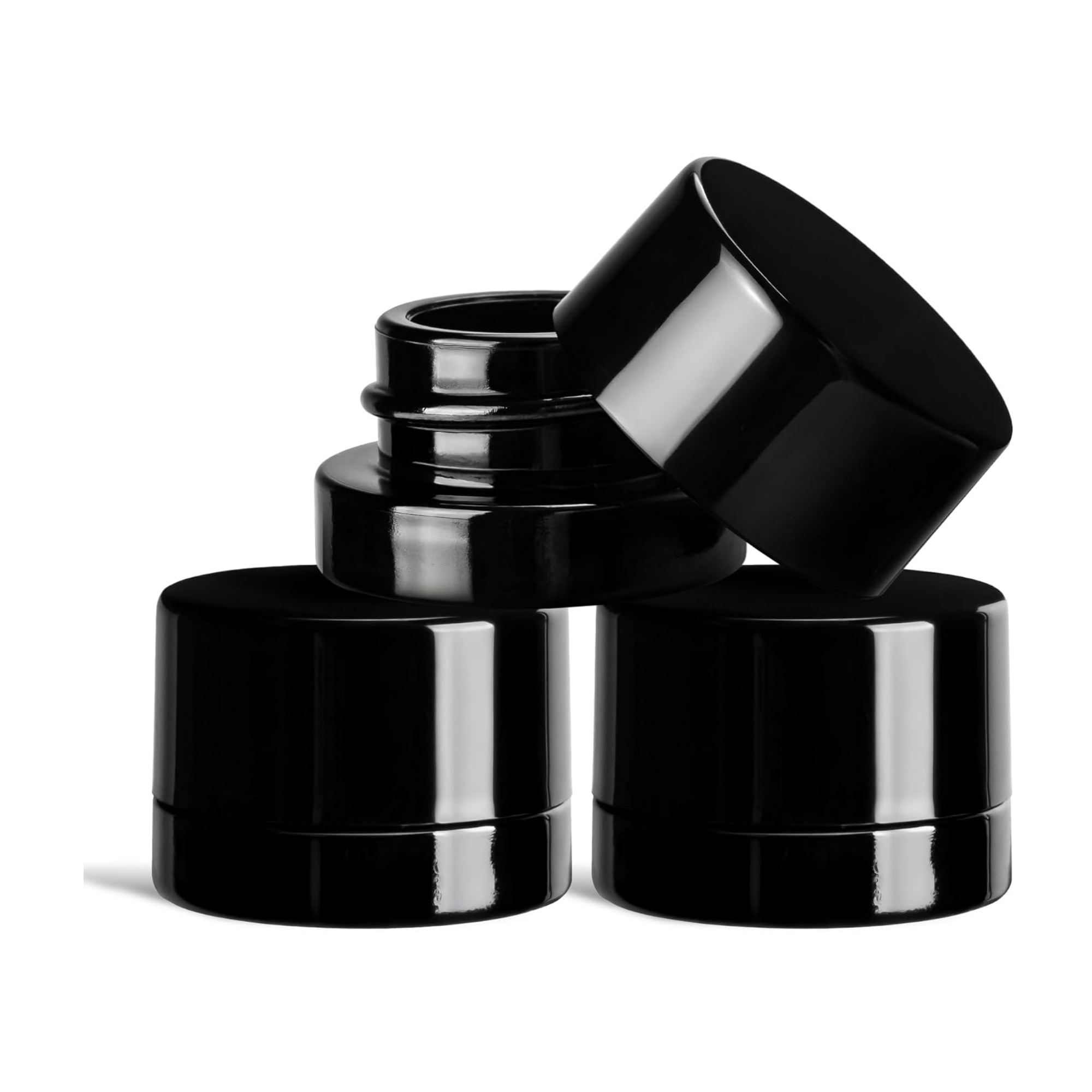 5ml Thick Black Glass Jars wit - Baby Food Glass review and price